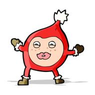 cartoon funny christmas creature N13