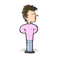 cartoon man ignoring N5
