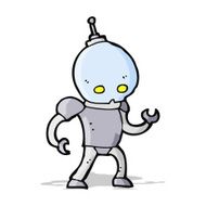 cartoon alien robot N7