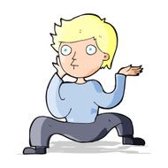 cartoon boy doing crazy dance N5