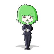 cartoon vampire woman N6