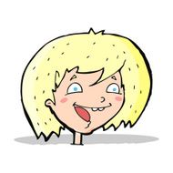 cartoon happy girl N40