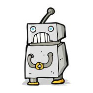 Cartoon Robot N150