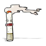 cartoon cigarette character N2
