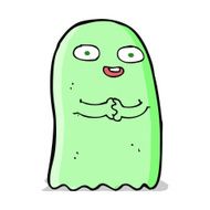 funny cartoon ghost N41