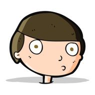 cartoon boy staring N8