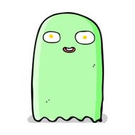 funny cartoon ghost N43
