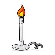 cartoon bunsen burner N8