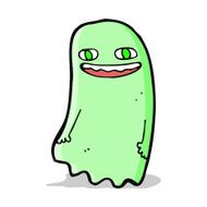 funny cartoon ghost N45