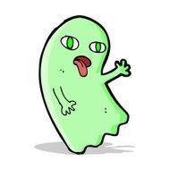 funny cartoon ghost N46