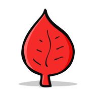 cartoon leaf symbol N19