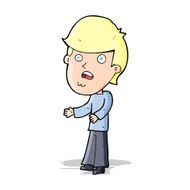 cartoon shocked man N57