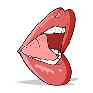 cartoon open mouth N7