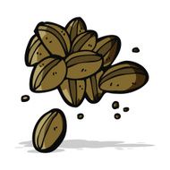 Cartoon Coffee Beans N14