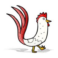 cartoon cockerel N14