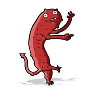 cartoon gross little monster N7