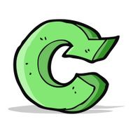 cartoon recycling symbol N5