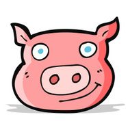 Cartoon Pig Face N11