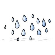 Cartoon Raindrops N5