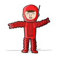 Cartoon Astronaut N62