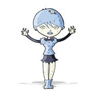 Cartoon Vampire Girl N96
