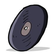 cartoon vinyl record N4