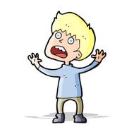 cartoon stressed boy N5