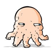 Cartoon Alien Face N9