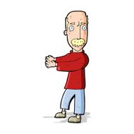 cartoon balding man explaining N4