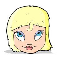 Cartoon Woman Smiling N5