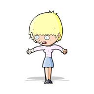 cartoon woman panicking N4