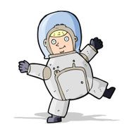 Cartoon Astronaut N63