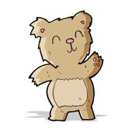 cartoon teddy bear N136