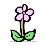 cartoon flower N219