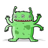 cartoon alien monster N24