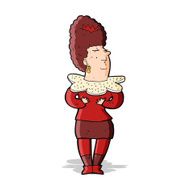 cartoon aristocratic woman N5