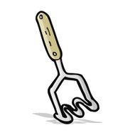 cartoon potato masher N11
