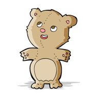 cartoon happy little teddy bear N4