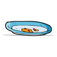cartoon empty plate N9