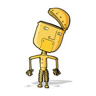 cartoon funny robot N38