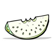 cartoon melon slice N10