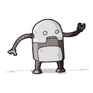 Funny Cartoon Robot N20