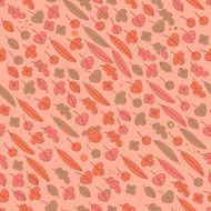 Seamless pattern - autumn leaf fal