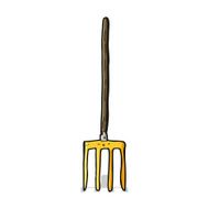 cartoon pitch fork N5