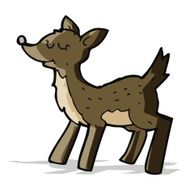 Cute Cartoon Deer N15