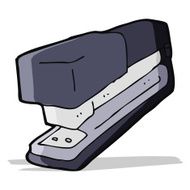 cartoon office stapler N4