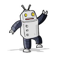 Cartoon Robot N153
