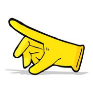 cartoon rubber glove N12