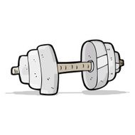 Cartoon Dumbbell N7