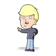cartoon shocked man pointing N6
